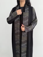 عباية صيفية كريب إندونيسي بتدخيلة حرير ياباني بورد...