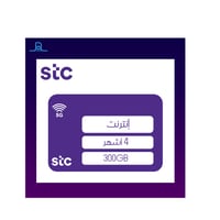 STC - شرائح بيانات 4 شهور 300 قيقا