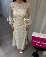 فستان ورد (فستان مشجر راقي)