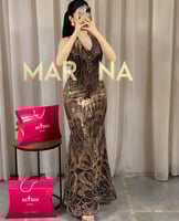 فستان لانا (قطعه راقيه تطريز يدوي)