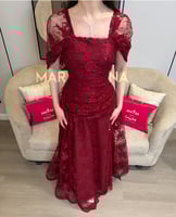 فستان رهايف (فستان عودي دانتيل فرنسي)