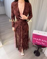 فستان ليندا (فستان ناعم مشجر)