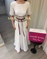 فستان دانتيلا (فستان سكري سي واي خصر تطريز كمبيوتر...