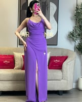 فستان ريما (فستان موف تركي انيق)