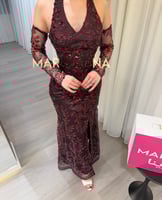 فستان مياده توتي( فستان توتي شك سهره راقيه اكمام م...