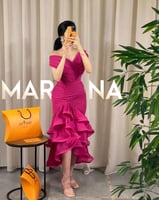 فستان غزال (فستان سهرة فوشي)