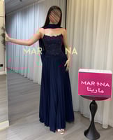 فستان رابيا (فستان زيتي كلفه شك سهره)