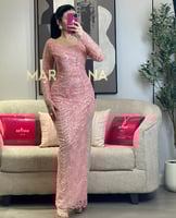 فستان رزان (فستان لحمي شك سهره راقي)