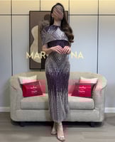 فستان الموضه (فستان شك سهره قطعتين تدخيله اللون ال...