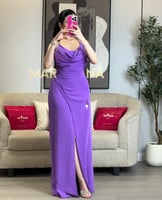 فستان ريما (فستان موف تركي انيق)