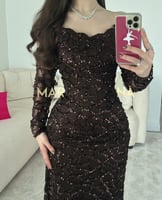 فستان اسيل (شك سهره اكمام منفصله)