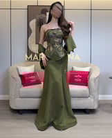 فستان ديفا (فستان باربي زيتي صدريه كورسيه شك سهره...