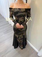 فستان ريم ( فستان مشجر برنت )