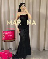 فستان ايفانو (فستان دانتيل مع صدريه تطريز)