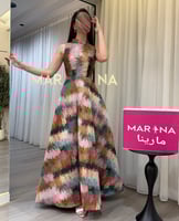 فستان سليفا (فستان برنت ميكادو جيبون تركي)