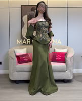 فستان ديفا (فستان باربي زيتي صدريه كورسيه شك سهره...