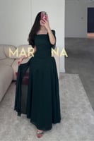 فستان ليزي (فستان زيتي جورجيت بوليسيه خصر)