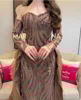 فستان الملكه (فستان جلاكسي كلفه شك سهره وذيل جزار...