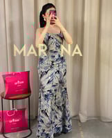 فستان دالا (فستان سهره انيق مع اكمام اورجنز)