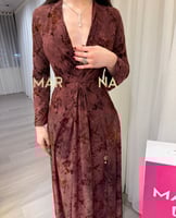 فستان ليندا (فستان ناعم مشجر)