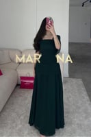 فستان ليزي (فستان زيتي جورجيت بوليسيه خصر)