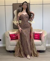 فستان الملكه (فستان جلاكسي كلفه شك سهره وذيل جزار...