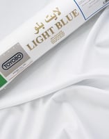 قماش لايت بلو تيوبو مخلوط ألياف (ياباني)