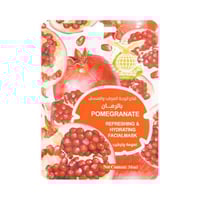 قناع الوجه المرطب والمنعش بالرمان | بلاك | قناع وا...