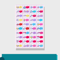 ملصقات تشجيعية بشخصية يونيكورن