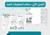 مطوية تصنيف المخلوقات الحية (قابلة للتلوين)