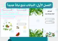 مطوية النباتات تنتج نباتاً جديداً (مفرغة)