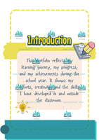 ملف انجاز مدارس عالمية