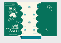 مطوية آداب التعامل مع الاخرين