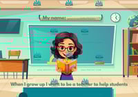 مهنة المعلمة