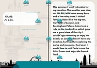 قصة العطلة الصيفية My Summer Vacation