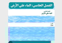 مطوية الماء على الأرض