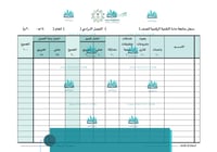 سجل متابعة درجات مادة التقنية الرقمية للمرحلة الثا...