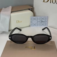 نظارة كرستن ديور بيضاوي باللون الاسود