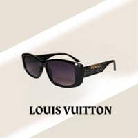نظارة لويس فيتون باللون الاسود بذراع قماشي