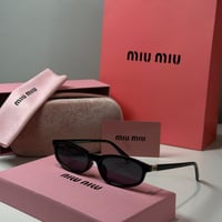 نظارة ميو ميو Line باللون الاسود