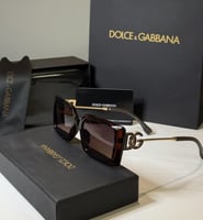 نظارج دولتشي اند قابانا باللون البني