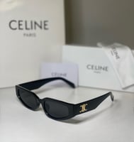 نظارة سيليN باللون الاسود وعدسات صغيرة