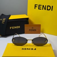 نظارة فندي Cat eye باللون التايقر