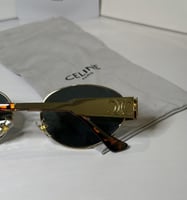 نظارة سيلين باللون الذهبي وعدسة باللون الاخضر بأطر...