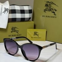 نظارة بربري بعدسة دائرية باللون الاسود