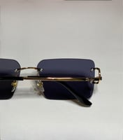 نظارة كارتيR بذراع ذهبي بدون إطار