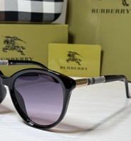 نظارة بربري بعدسة دائرية باللون الاسود