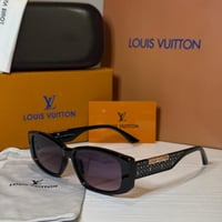 نظارة لويس فيتون باللون الاسود بذراع قماشي