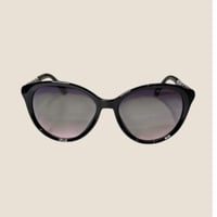 نظارة بربري بعدسة دائرية باللون الاسود