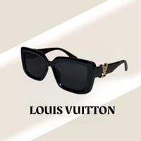 نظارة لويس فيتون باللون الاسود وذراع تايقر